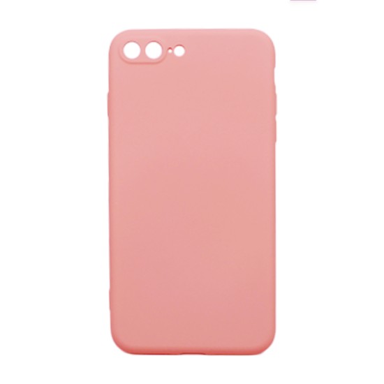 Silicone Case with Camera Shield for Apple iPhone 7 Plus/8 Plus Pink